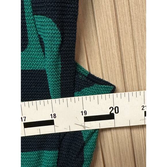 Marfinno Mono Viscose Printed Jumpsuit Teal & Navy Swirl Size L - Picture 7 of 7